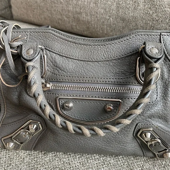 *SOLD* Balenciaga City Classic Metallic Edge Bag Leather Mini. - Picture 10 of 17